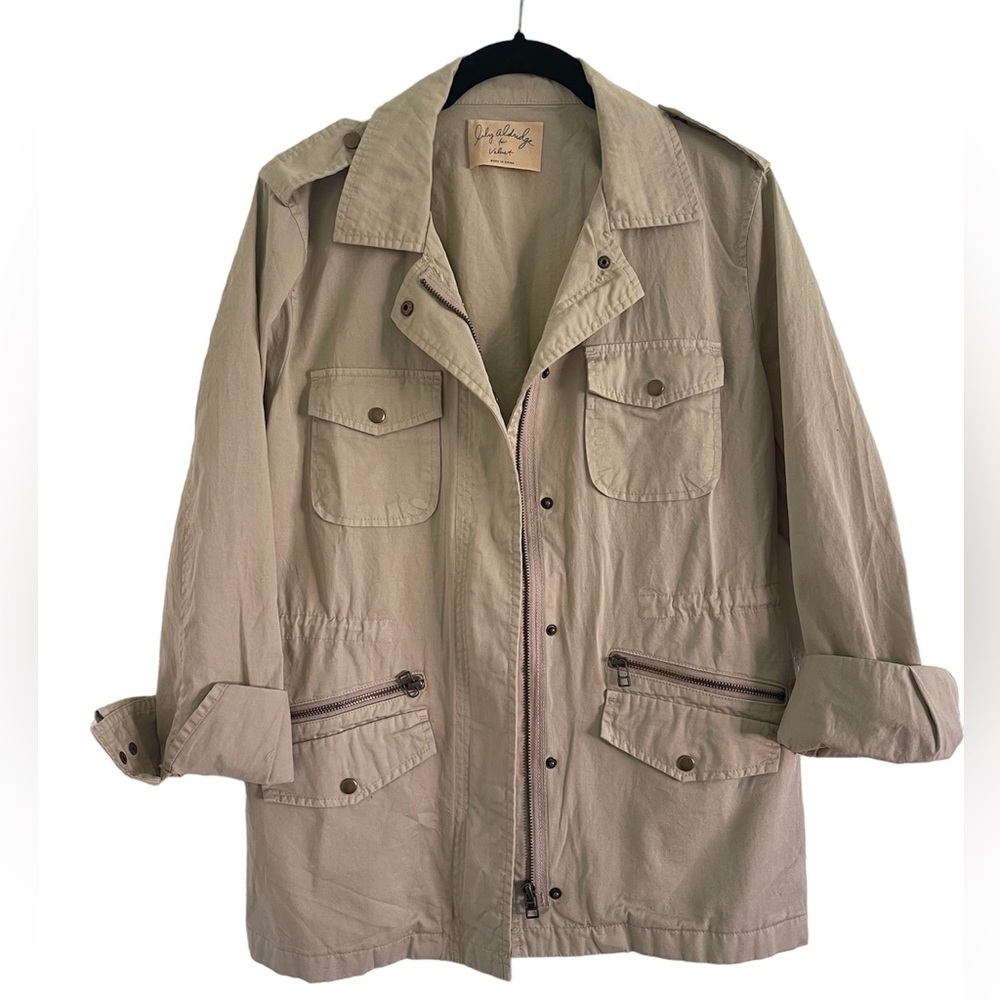 NWOT Velvet by Graham and Spencer Ruby Army Jacket
